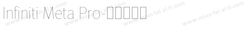 Infiniti Meta Pro字体转换